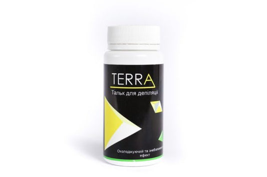 TERRA depiliacijos talkui su mentoliu 100 gr.